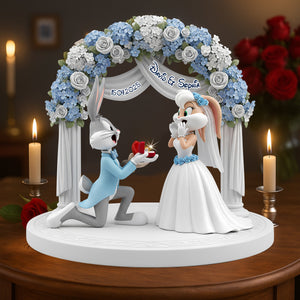 Couple Wedding Acrylic Plaque Personalized Gifts For Couple 02OHLU170625 - Shaped Plaques - GoDuckee