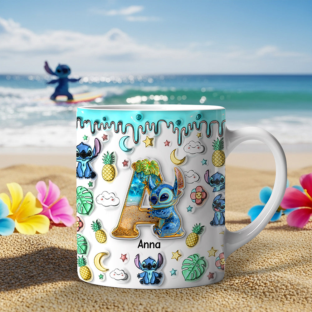 Custom Alphabet Letter Coffee Mug – Personalized Gifts for Cute Monsters 01tgqn110625 - Coffee Mug - GoDuckee