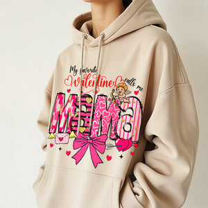 Personalized Gifts For Mama Valentine Sweatshirt Little Cupid Babies 01XQLU111224 - AOP Products - GoDuckee