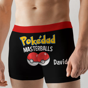 Personalized Gifts For Him Men's Boxers Masterballs 01OHTN150124 Valentine's Gifts For Husband - Boxers & Briefs - GoDuckee