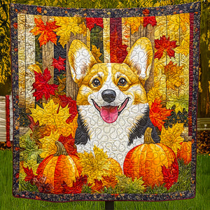 Corgi Dog Christmas Quilt Bed Set Gifts For Dog Lovers 04HUDT051124 - Blanket - GoDuckee