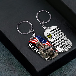 I Love Freedom, Custom Photo Stainless Steel Keychain, 02OHPO131223 - Keychains - GoDuckee