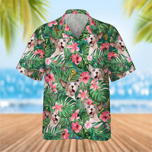 Custom Cat Photo Hawaiian Shirt -Gift For Cat Lover - Hawaiian Shirts - GoDuckee