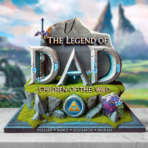 Legend Dad Acrylic Plaque Personalized Gifts For Dad 03HUQN190425 - Shaped Plaques - GoDuckee