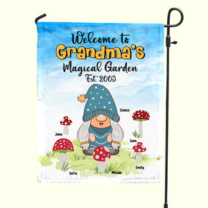 Personalized Gifts For Grandma Garden Flag 01HTMH260324 Mother's Day - Garden Flag - GoDuckee