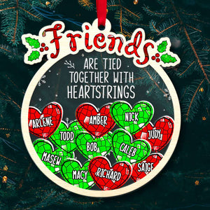 Personalized Gifts For Friends Christmas Ornament 04ACDT270924 - Ornament - GoDuckee