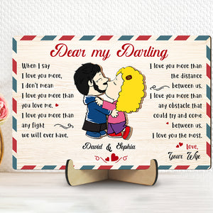 Personalized Gifts For Couple Wood Sign 02TODT241224HG - Wood Sign - GoDuckee