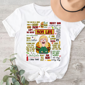 Personalized Gifts For Mom Shirt Mom Life 02hupu150225hg - Shirts - GoDuckee