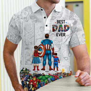 Personalized Gifts For Dad 3D Polo Shirt 07qhqn060524pa Father's Day - 3D Shirts - GoDuckee
