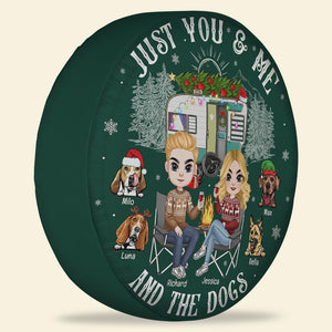 Camping Couple You & Me And The Dogs 03naqn111023hh Personalized Tire Cover - Tire Cover - GoDuckee