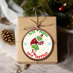 Personalized Gifts For Football Fans Ceramic Ornament 01OHQN281024 - Ornament - GoDuckee