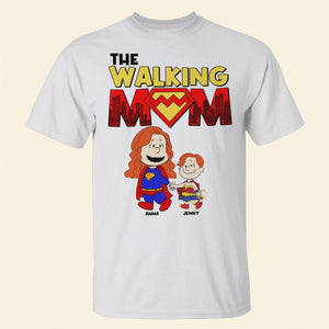 Personalized Gifts For Mom Shirt 02ohtn210325pa The Walking Mom - Shirts - GoDuckee