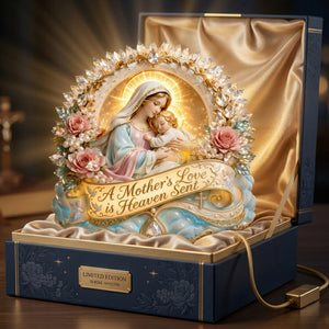 Blessed Mother Love Light Box – Gift For Christian 02TYLU280326 - Light Box - GoDuckee