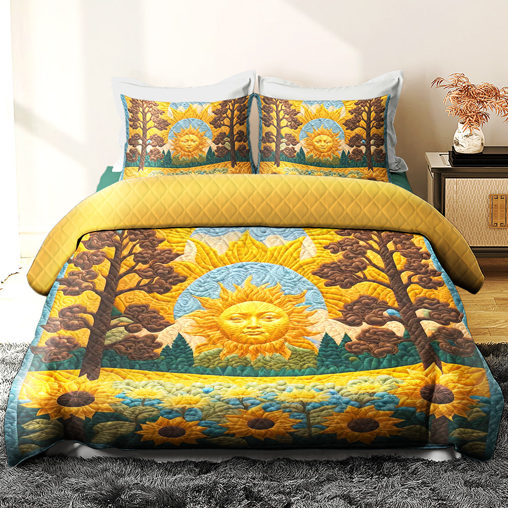 Gifts For Sunflowers Lovers Quilt Bed Set 06huqn200125 - Blanket - GoDuckee