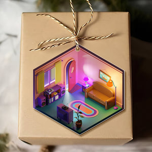 Personalized Gifts For Movie Lover Christmas Ornament Isometric Room 01todt201124