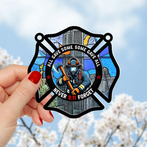 Personalized Gifts For Firefighter Suncatcher Ornament 01qnqn230724 - Ornament - GoDuckee