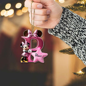 Custom Alphabet Letter Gifts For Couple Acrylic Christmas Ornament 01OHMH261024