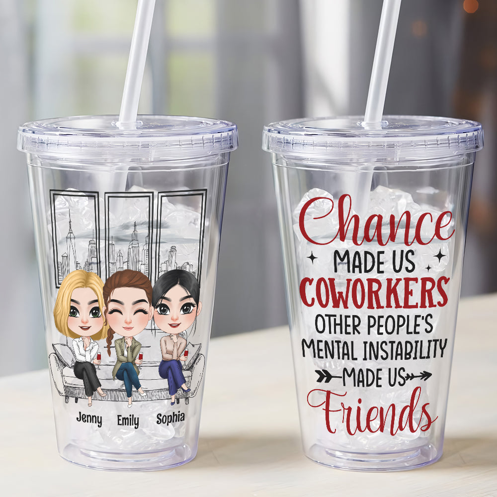 Custom Teacher Quote Double Wall Tumbler with Straw (Personalized