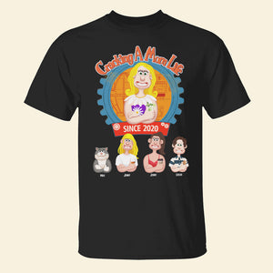 Personalized Gifts For Mom Shirt 01totn260225pa Cracking A Mom Life - Shirts - GoDuckee