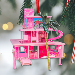 Personalized Pink House Ornament , Gift For Fan 02QHPO201123 - Ornament - GoDuckee