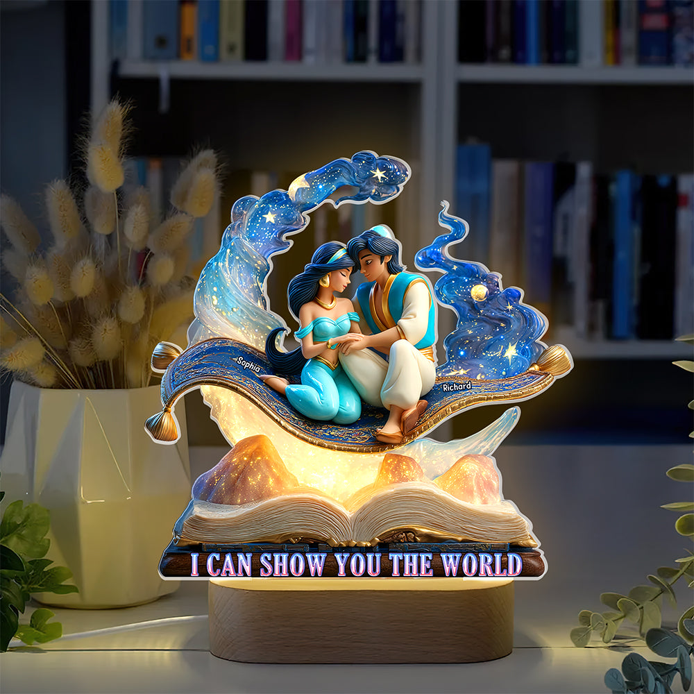 Desert Princess LED Light - Personalized Gifts For Couple 01tgqn070525 - Led Night Light - GoDuckee