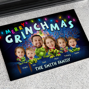 Custom Photo Gifts For Family Christmas Doormat 04ACDT210924 - Doormat - GoDuckee