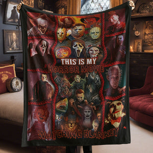 Halloween Gifts For Horror Movie Fans Blanket 01acxx280824 - Blanket - GoDuckee