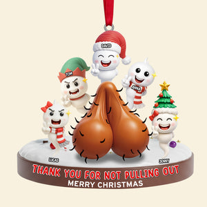 Personalized Funny Gifts For Dad Christmas Ornament 05ohtn081025 - Ornament - GoDuckee