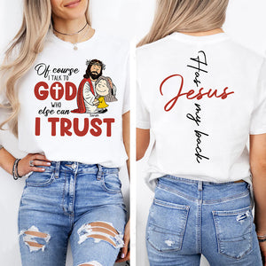 Personalized Gifts For Christians Shirt, Hugging Jesus 02qhqn080124hg - Shirts - GoDuckee