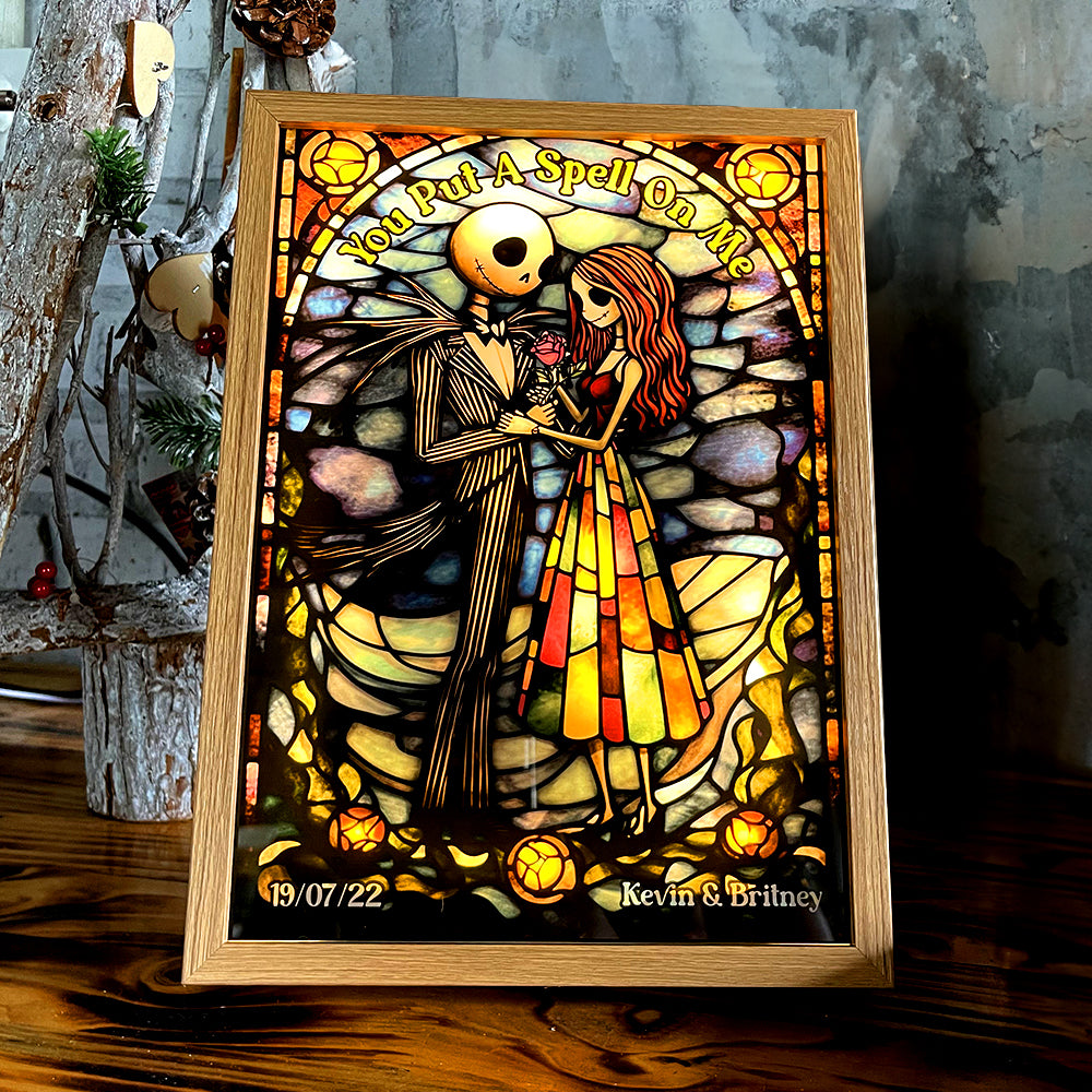You Put A Spell On Me, Personalized Light Picture Frame, 02HUDT180823, Couple Gift - Poster & Canvas - GoDuckee