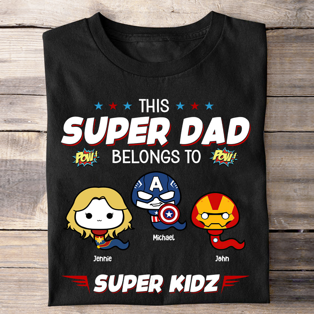 This Dad Belongs To, Gift For Dad, Personalized Shirt, Sperm Shirt, Father's Day Gift 03OHHN100523 - Shirts - GoDuckee