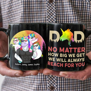 Dad No Matter 04DNPO060623 Personalized Family Coffee Black Mug - Coffee Mug - GoDuckee