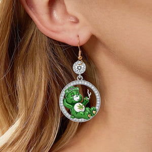 Cute Weed Earrings - Personalized Gifts For Weed Lovers 01toqn040725 - Earrings - GoDuckee