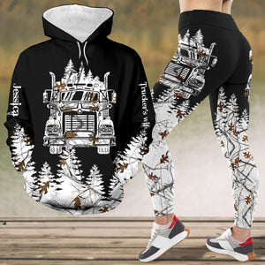 Personalized Gifts For Trucker's Wife Set Hoodie & Leggings 02acdt081124 - AOP Products - GoDuckee