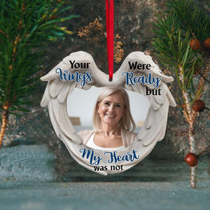 Custom Photo Gifts For Memorial Heaven Ornament 02NAMH140824 - Ornament - GoDuckee