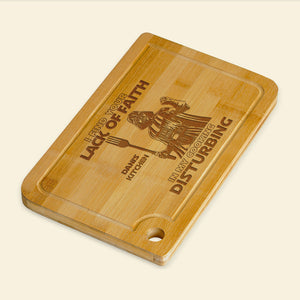 Personalized Gifts For Chefs, Cooking Lovers Cutting Board 02hutn200724 Funny Man Cooking In The Kitchen - Boards - GoDuckee