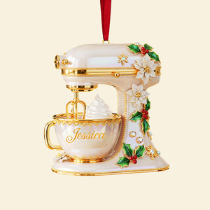 Personalized Gifts For Christmas, Baking Mixer Custom Shape Acrylic Ornament 02pgta091025 - Ornament - GoDuckee