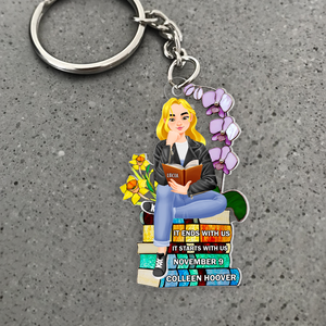 Personalized Gifts For Book Lover Keychain 01HUPU271224PA - Keychains - GoDuckee