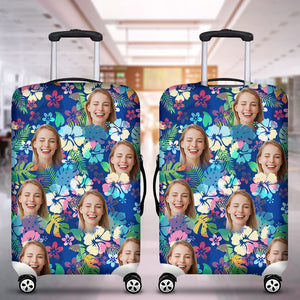 Custom Photo Gifts For Friends Luggage Cover 03ACDT040724 - Luggage Covers - GoDuckee