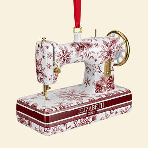 Sewing Toile de Jouy Acrylic Ornament 04pgtn270825 - Ornament - GoDuckee