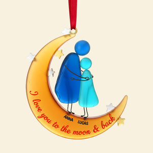 Personalized Gifts For Grandma Christmas Ornament 06natn221025 - Ornament - GoDuckee