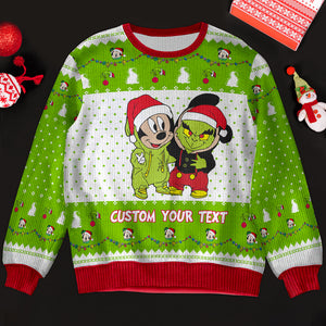 Personalized Gifts For Movie Fan Christmas Ugly Sweater 03ACDT071024 - Ugly Christmas Sweater - GoDuckee