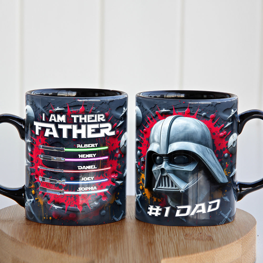 Personalized Gifts For Dad Coffee Mug - I Am Their Father 02HULU090425 - Coffee Mug - GoDuckee