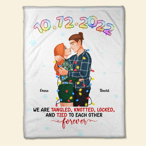 Couple Loving Each Other - Personalized Blanket - Gifts For Couple 04TOPU281123DA - Blanket - GoDuckee