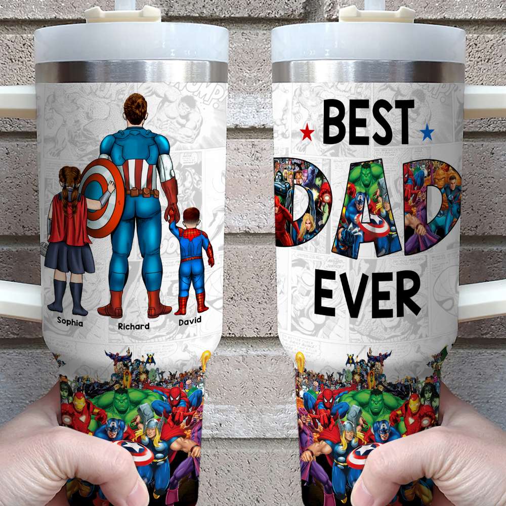 Personalized Gifts For Dad Tumbler 05QHQN120424PA-1 Father's Day - Tumbler Cups - GoDuckee