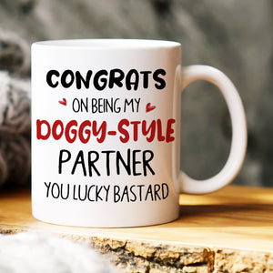Congrats On Being My Partner-Personalized Coffee Mug DR-WHM-01nahn210623hh - Coffee Mug - GoDuckee