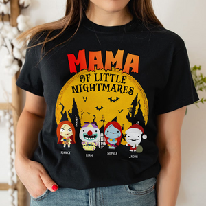 Personalized Halloween Gifts For Mom Shirt, Little Nightmare 02kapu110924 GRER2005 - Shirts - GoDuckee