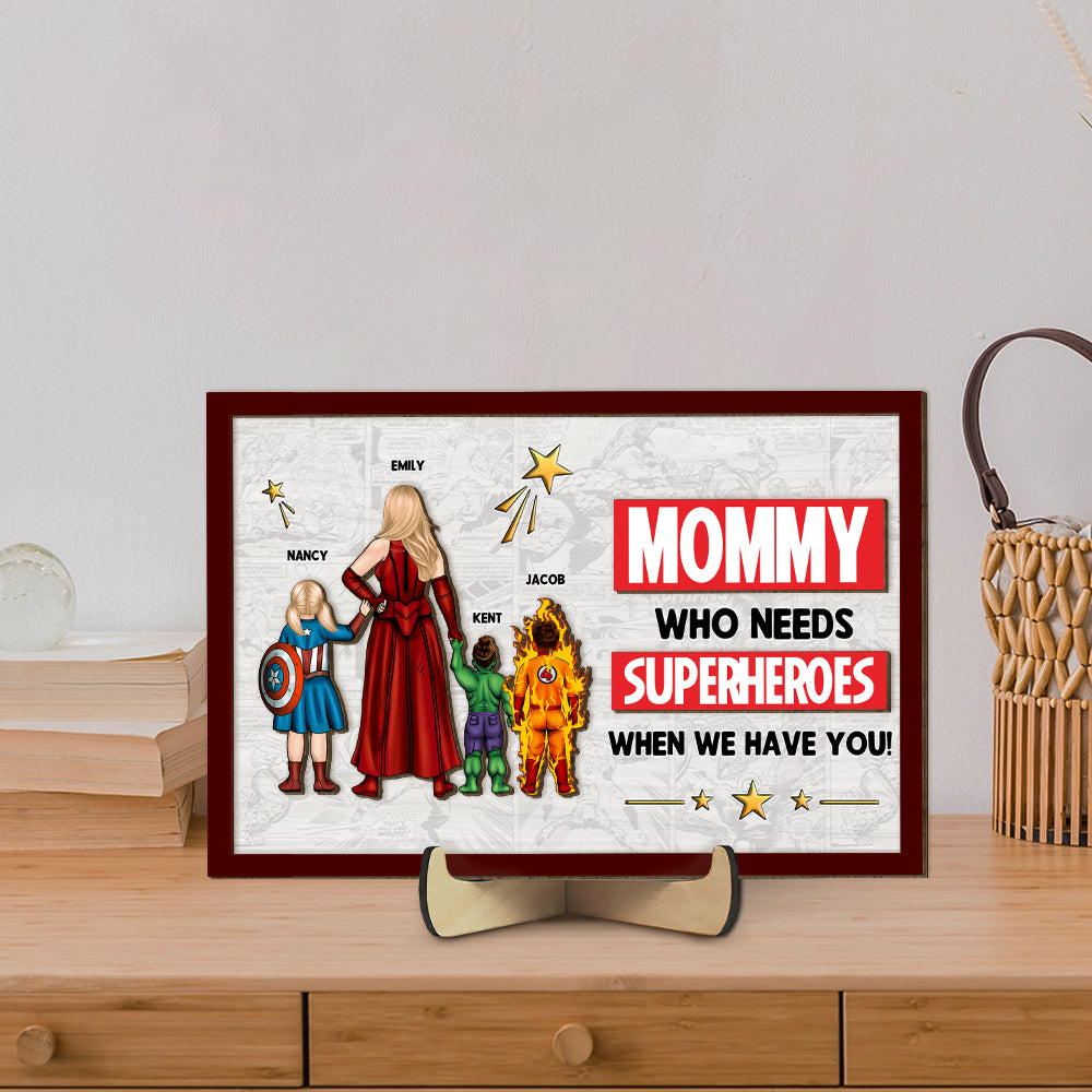 Personalized Gifts For Mom Wood Sign Mommy We Have You 02topu220224pa - Wood Signs - GoDuckee