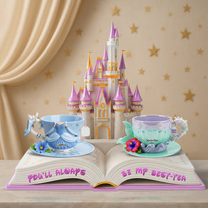 Best-tea Castle Acrylic Plaque - Personalized Gifts For Best Friends 02NAQN030625 - Shaped Plaques - GoDuckee