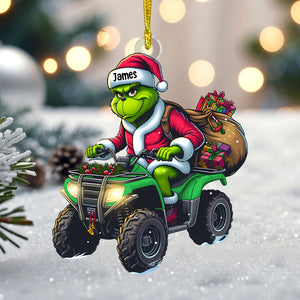 Personalized Gift For ATV Lover Christmas Ornament, Playful ATV Rider 02qhtn061124 - Ornament - GoDuckee